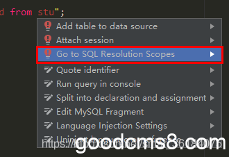 《Intellij IDEA、PhpStorm中sql语句自动补全和去除sql语句警告波浪线》