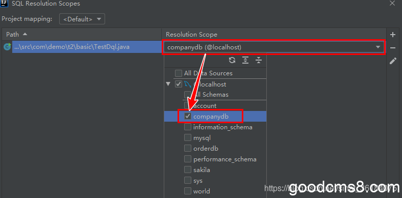 《Intellij IDEA、PhpStorm中sql语句自动补全和去除sql语句警告波浪线》